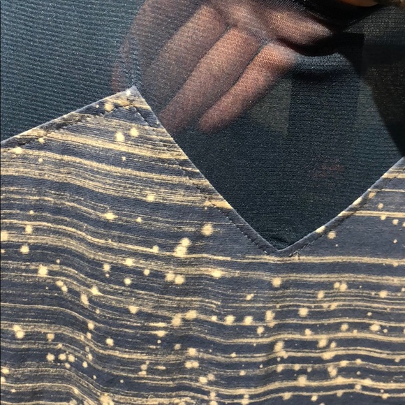 Denim Blue Acid Wash Mini Dress - Picture 2 of 3